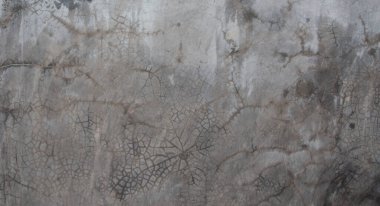 Arkaplan için yatay koyu eski çimento duvar, duvar kağıdı dekoratif tasarımı için arka plan olarak kirli siyah beton duvar dokusu.