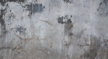 Arkaplan için yatay koyu eski çimento duvar, duvar kağıdı dekoratif tasarımı için arka plan olarak kirli siyah beton duvar dokusu.