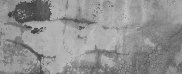 Panorama Horizontal Dark Old Cement Wall Background Texture Grungy Black — Stock Photo, Image