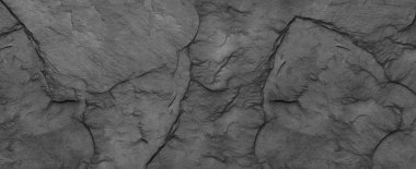 Soyut koyu gri kaplama arkaplan ya da doku. Yakın plan. Açık gri kaya arkaplanı.