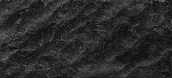 Ciemny Szary Kamienny Tło Kopia Przestrzeń Czarny Sztandar Grunge Strukturze — Zdjęcie stockowe