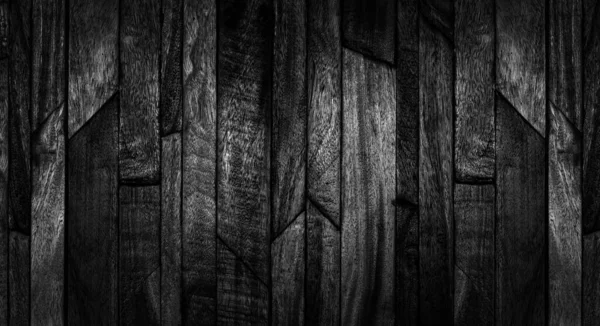Donker Grijs Hout Textuur Achtergrond Oppervlak Met Oude Natuurlijke Patroon — Stockfoto