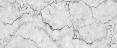 Arka plan için panorama beyaz mermer taş dokusu ya da lüks fayanslar için zemin ve iç ve dış dekorasyon için duvar kağıdı. Yüksek çözünürlüklü mermer.