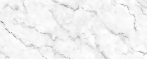 Panorama Witte Marmeren Stenen Textuur Voor Achtergrond Luxe Tegels Vloer — Stockfoto