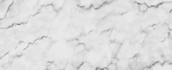 Panorama Biały Marmur Kamienny Tekstura Tła Lub Luksusowych Płytek Podłogi — Zdjęcie stockowe