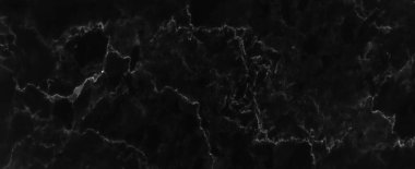 Arka plan veya lüks fayanslar için panorama siyah mermer taş dokusu ve iç ve dış dekorasyon için duvar kağıdı. Yüksek çözünürlüklü mermer.