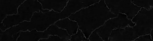Panoráma Fekete Márvány Textúra Háttér Vagy Luxus Csempe Padló Tapéta — Stock Fotó