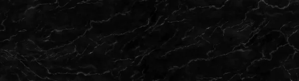 Panoráma Fekete Márvány Textúra Háttér Vagy Luxus Csempe Padló Tapéta — Stock Fotó