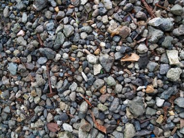 Nehirden bir çakıl taşı koleksiyonunun arka planı