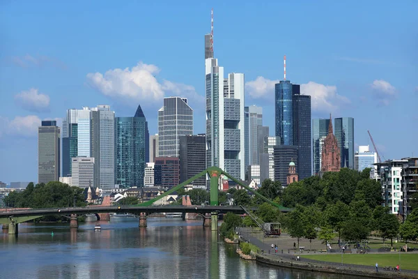 Distrito Financeiro Frankfurt — Fotografia de Stock