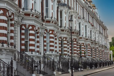 Londra, Kensington 'daki lüks evler.