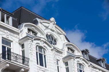 beyaz sanat dekorasyonlu yeni bir görünüş