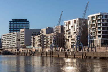 Hamburg 'un batısındaki Baakenhafen' de yeni yerleşim yerleri