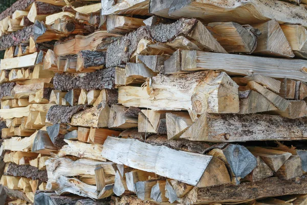 Big Pile Pieces Firewood — Stock Fotó