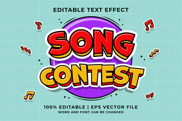 Редактируемый текстовый эффект Kids Club Traditional Cartoon template style premium vector