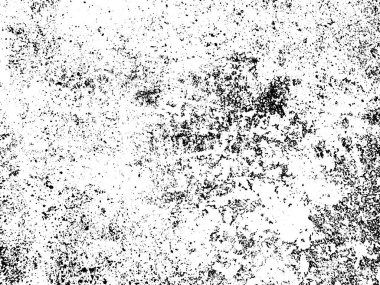 Siyah beyaz grunge. Tehlike örtüsü dokusu. Soyut yüzey tozu ve kaba duvar arkaplanı kavramı. Sıkıntı illüstrasyonu, grunge etkisi yaratmak için basitçe nesnenin üzerine yerleştirilir. Vektör EPS10.