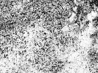 Siyah beyaz grunge. Tehlike örtüsü dokusu. Soyut yüzey tozu ve kaba duvar arkaplanı kavramı. Sıkıntı illüstrasyonu, grunge etkisi yaratmak için basitçe nesnenin üzerine yerleştirilir. Vektör EPS10.