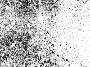 Siyah beyaz grunge. Tehlike örtüsü dokusu. Soyut yüzey tozu ve kaba duvar arkaplanı kavramı. Sıkıntı illüstrasyonu, grunge etkisi yaratmak için basitçe nesnenin üzerine yerleştirilir. Vektör EPS10.