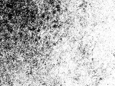 Siyah beyaz grunge. Tehlike örtüsü dokusu. Soyut yüzey tozu ve kaba duvar arkaplanı kavramı. Sıkıntı illüstrasyonu, grunge etkisi yaratmak için basitçe nesnenin üzerine yerleştirilir. Vektör EPS10.