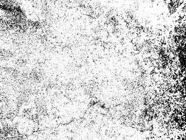 Siyah beyaz grunge. Tehlike örtüsü dokusu. Soyut yüzey tozu ve kaba duvar arkaplanı kavramı. Sıkıntı illüstrasyonu, grunge etkisi yaratmak için basitçe nesnenin üzerine yerleştirilir. Vektör EPS10.