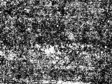 Siyah beyaz grunge. Tehlike örtüsü dokusu. Soyut yüzey tozu ve kaba duvar arkaplanı kavramı. Sıkıntı illüstrasyonu, grunge etkisi yaratmak için basitçe nesnenin üzerine yerleştirilir. Vektör EPS10.