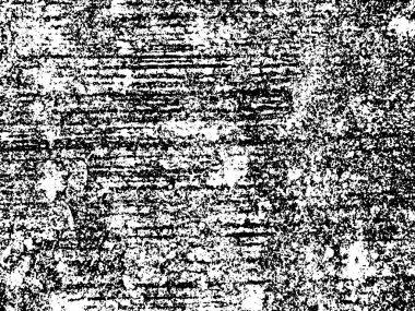 Siyah beyaz grunge. Tehlike örtüsü dokusu. Soyut yüzey tozu ve kaba duvar arkaplanı kavramı. Sıkıntı illüstrasyonu, grunge etkisi yaratmak için basitçe nesnenin üzerine yerleştirilir. Vektör EPS10.