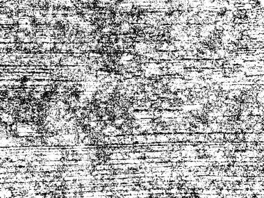 Siyah beyaz grunge. Tehlike örtüsü dokusu. Soyut yüzey tozu ve kaba duvar arkaplanı kavramı. Sıkıntı illüstrasyonu, grunge etkisi yaratmak için basitçe nesnenin üzerine yerleştirilir. Vektör EPS10.