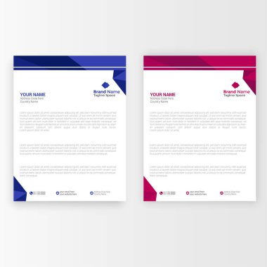 Kurumsal Yaratıcı Modern Harf Başlığı Tasarımı. Şablon Tasarımı.