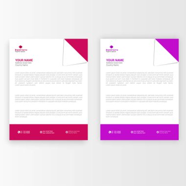 Kurumsal Yaratıcı Modern Harf Başlığı Tasarımı. Şablon Tasarımı.