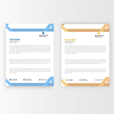  Şirket Harf Başlığı Şablon Tasarımı.