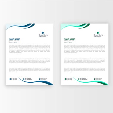  Şirket Harf Başlığı Şablon Tasarımı.