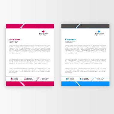  Şirket Harf Başlığı Şablon Tasarımı.