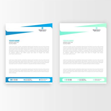 Şirket Harf Başlığı Şablon Tasarımı.