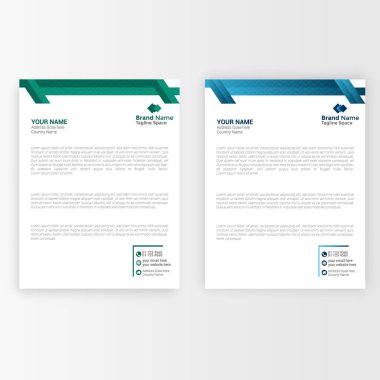 iş antetli antetli şablonlar demet tasarımı.