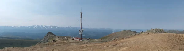 Estação Meteorológica Nas Montanhas Altai — Fotografia de Stock