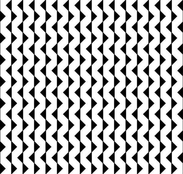 Seamless Abstract Geometric Vector Pattern Black White Texture — Stock Vector