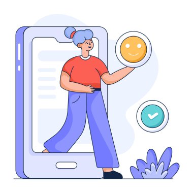 Görev listesinin en iyi düz illüstrasyonu