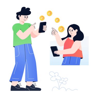 Kalite güvencesinin modern düz vektörü