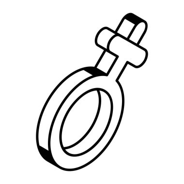 cinsiyet işareti, vektör illüstrasyonu basit tasarım