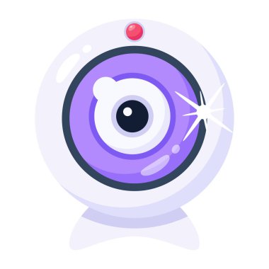 Bir bilgisayar kamerası, görüntülü arama için web kamerası