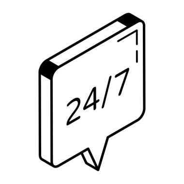 24 servisin doğrusal simgesini kullanmak kolay