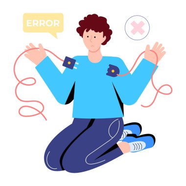 Ürün pazarlamasının çizimli düz bir vektörü