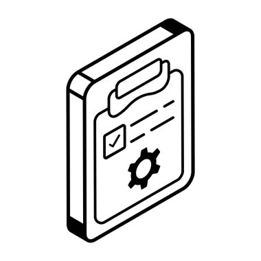 Modern akıllı telefon simgesinin vektör çizimi