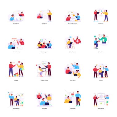 Proje Yönetimi Düz Çizimler Paketi