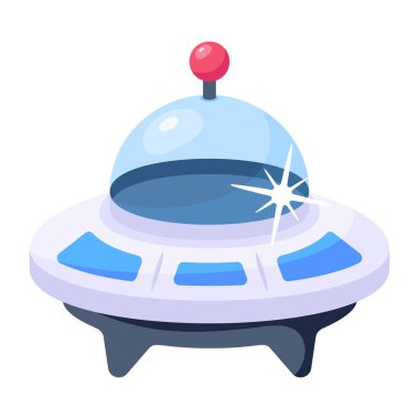 ufo. Web simgesi basit tasarım