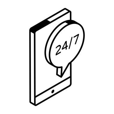 cep telefonu simgesi vektör çizimi