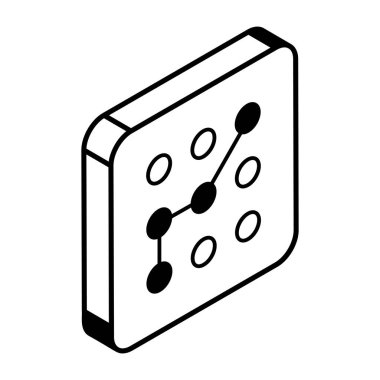 Seo ve teknoloji simgesinin vektör illüstrasyonu