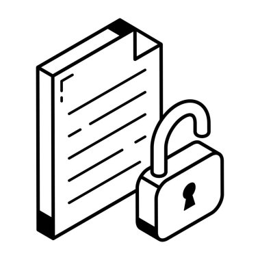 Güvenlik sistemi. Basit resimleme