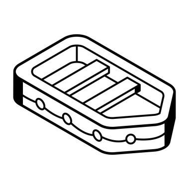 İyi dizayn edilmiş bir kano ikonu