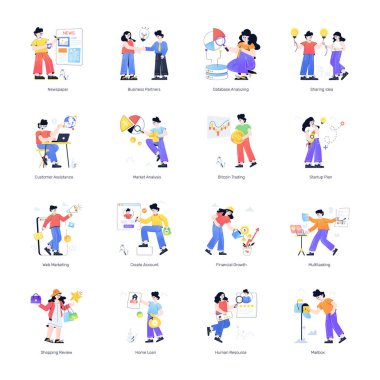 Kişi, vektör çizim